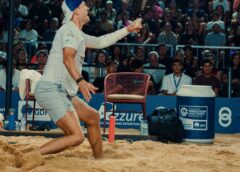 André Baran vibra com retomada e vice no Sand Series de Brasília